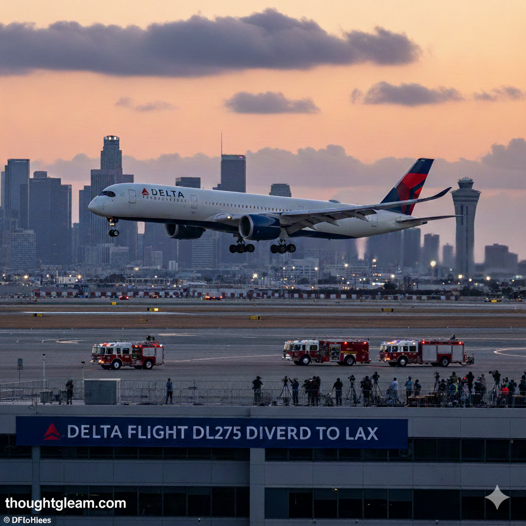 Delta Flight DL275 Diverted to LAX